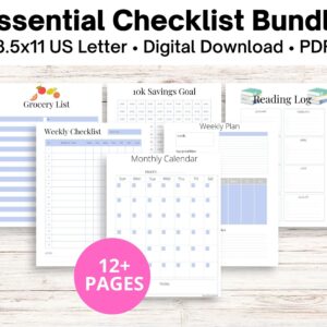 Essential Checklist Bundle