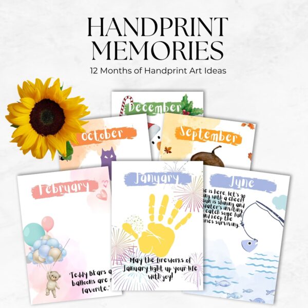 Handprint Memory Book