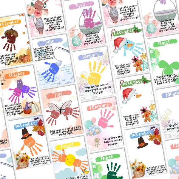 Handprint Memory Book