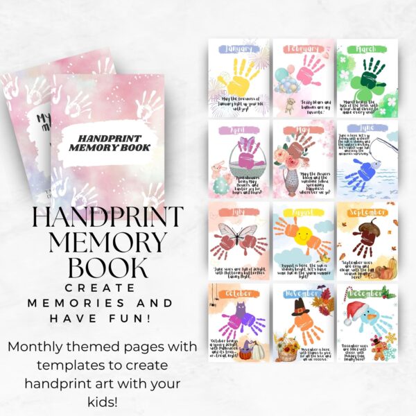 Handprint Memory Book