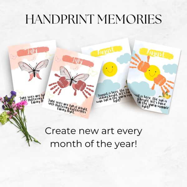 Handprint Memory Book