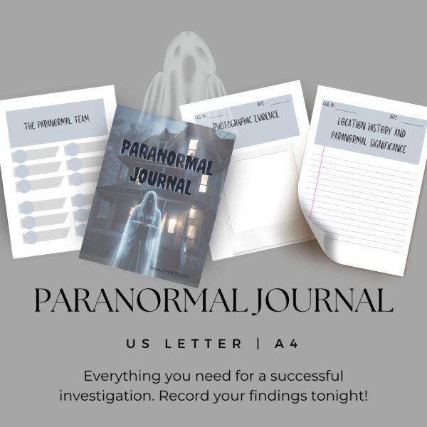 Paranormal Journal Investigation Log