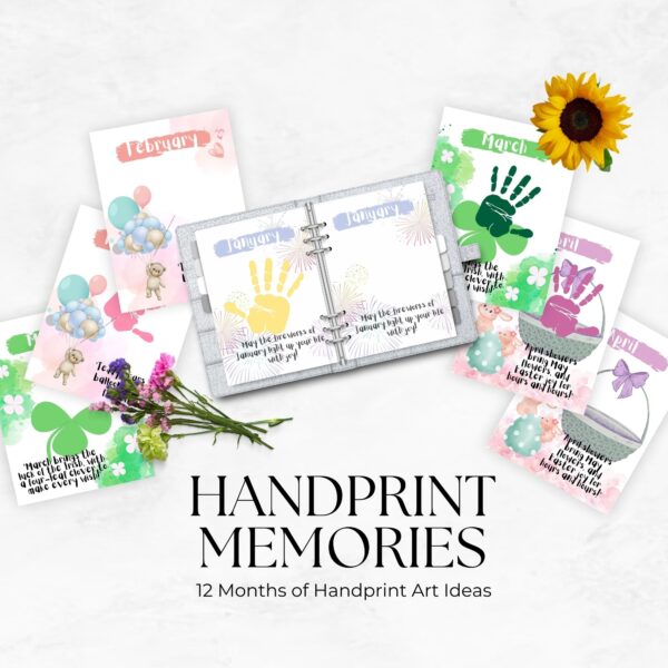 Handprint Memory Book